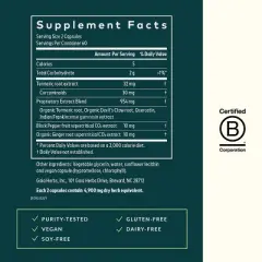 Gaia Herbs Turmeric Supreme Joint Health - Joint Support & Anti-Inflammatory Supplement - 120 Liquid Phyto-Capsules