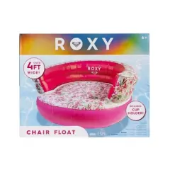 ROXY Round Floral Chair Float - White
