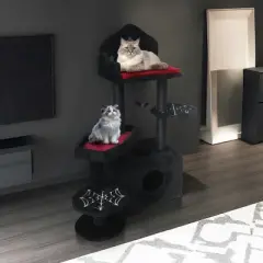 Whisen Black Gothic Cat Tree