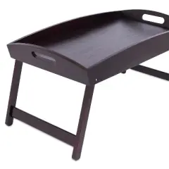 BirdRock Home Bamboo Breakfast Serving Tray - Walnut