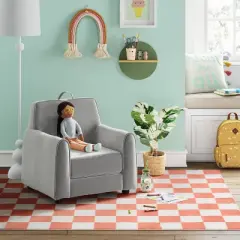 Checker Kids' Rug Pink - Pillowfort&trade;