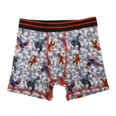 Youth Boys Justice League Boxer Brief Underwear 5-Pack - Superhero Comfort for Kids