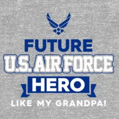 Toddler's United States Air Force Future Grandpa Hero