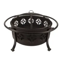 Pleasant Hearth Sunderland Deep Bowl Fire Pit