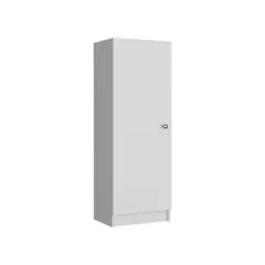 Depot E-Shop Kitchen Pantry 47" H, One Door Cabinet, Four Interior Shelves