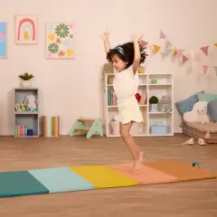 B. toys Wonder Tumble Mat Folding Gymnastics Playmat