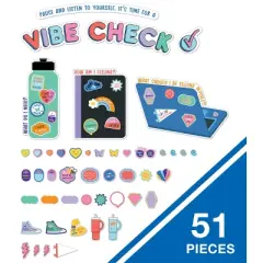 Carson Dellosa Education We Stick Together Vibe Check Bulletin Board Set (51 pieces)
