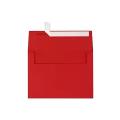 LUX A7 Invitation Envelopes 5 1/4 x 7 1/4 50/Box Ruby Red EX4880-18-50