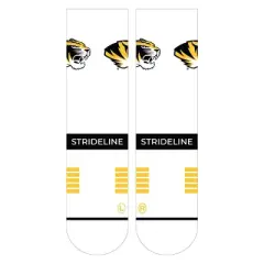 NCAA Missouri Tigers Premium Knit Crew Socks - White