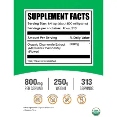 BulkSupplements Organic Chamomile Extract Powder