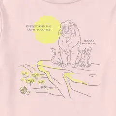 Toddler's Lion King Our Kingdom Outline T-Shirt