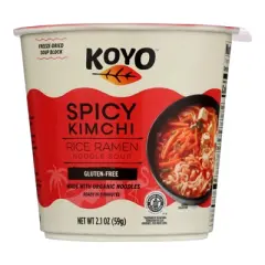 Koyo Spicy Kimchi Ramen - Case of 6/2.1 oz