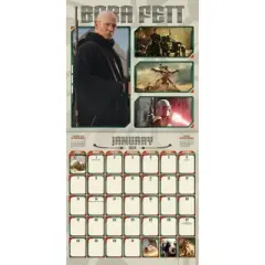 Trends International Inc. 2023-24 Wall Calendar 12"x12" Star Wars: The Book of Boba Fett
