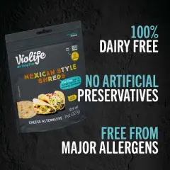 Violife Just Like Mexican-Style Shreds Vegan Cheese Alternative - 8oz