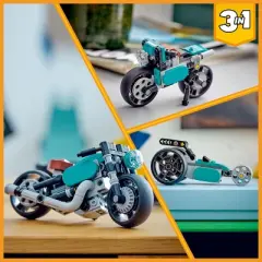 LEGO Creator 3 in 1 Vintage Motorcycle Building Toys 31135