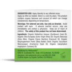 Wellements Organic Chest & Foot Rub Ointment, 1.8oz