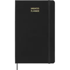 Moleskine Weekly Notebook Long Black Hard