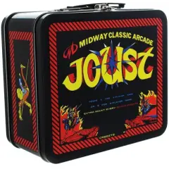 Crowded Coop, LLC Midway Classic Arcade Tin Lunch Box, Joust
