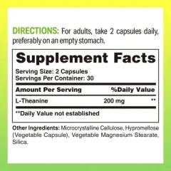 Vitamin World - L-Theanine 200mg
