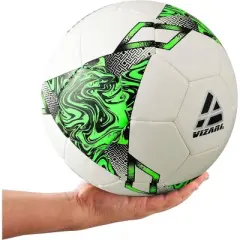 Vizari Toledo Soccer Ball for Outdoor Training and Fun Play | Two-Tone Football Soccer Ball in Sizes 3 4 and 5 for All Skill Levels and Ages | Best Soccer Ball for Kids Boys Girls Youth and Adults