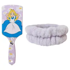 Disney Hairbrush with Spa Headband, Alice in Wonderland "Grooming Spa Gift Set for Girls"