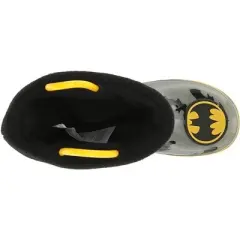 Batman Kid&rsquo;s Rain Boots with Soft Removable Liner, (Ages 1-8 years)