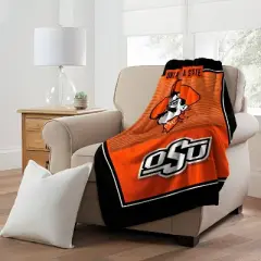 NCAA Oklahoma State Cowboys 46''x60'' Leadership Micro Throw Blanket