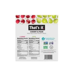 That's it. Cherry and Pear Mini Snack Bars Variety Pack - 7oz/10ct