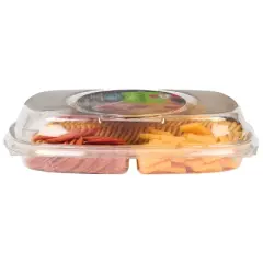 Hormel Gatherings Hard Salami, Pepperoni, Cheese & Crackers Charcuterie Party Tray - 28oz