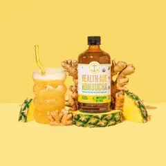 Health Ade Organic Ginger Pineapple Belly Reset Kombucha - 16 fl oz