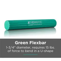 TheraBand FlexBar Intermediate Green