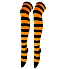 Striped Patterned - Over the Knee - Socks from the Sock Panda (Women's Sizes Adult Medium) - Great for Halloween