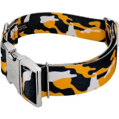 Country Brook Petz HossFit Jr Wide Premium Dog Collar - Sports and Athletics Collection