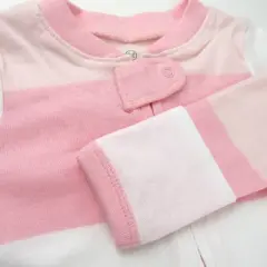 Honest Baby 2pk Jumbo Sleep N' Play - Pink Striped