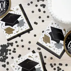 Creative Converting Glowing Graduate Paper Napkins 48ct