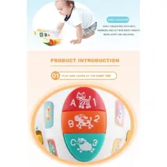 JuzToys Kids Airplane Toy for Learning Letters, Numbers and Colors &ndash; Learning ABC Toys with Lights and Music, Educational Toys for Toddlers