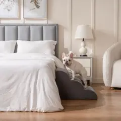 Stairs for Dogs and Cats, High-Density Foam, Non-Slip for Beds or Couches