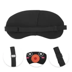 Unique Bargains Durable Adjustable Eye Mask Black 1 Pc