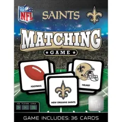 MasterPieces Officially Licensed NFL New Orleans Saints Matching Game for Kids and Families