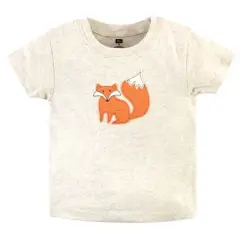 Hudson Baby Infant and Toddler Boy Cotton Hoodie, Bodysuit or Tee Top and Pant Set, Forest Toddler