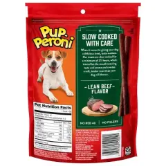Pup-Peroni Treats Peroni Lean Beef Flavor Chewy Dog Treats