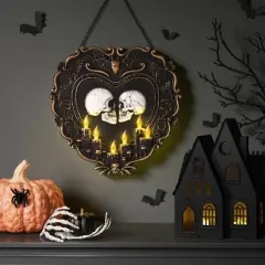 19" Talking Skulls Frame Halloween Decorative Prop Black - Hyde and EEK! Boutique&trade;