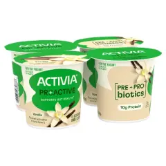 ACTIVIA Vanilla Probiotic Yogurt Cups - 21.2oz/4ct