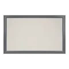 27.5" x 33.5" Bosc Dry Erase Board Gray - DesignOvation