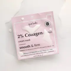 Que Bella 2% Collagen Solution Cream Face Mask - 0.4oz