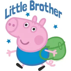 Boy's Peppa Pig George Little Brother T-Shirt