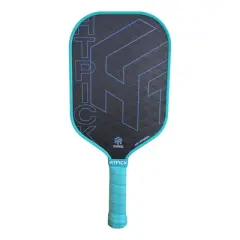 Aukfa Thermoformed Pickleball Paddle &ndash; Hot Press Molded Carbon Fiber Face with 16mm Polypropylene Core & Fabric Woven Spin Surface