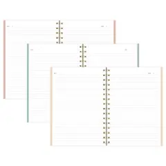 Sugar Paper Essentials 3 Subject Notebook Pale Pink