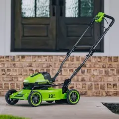 Greenworks Powerall 2x24V 19" Brushless Push Mower with (2) 4.0Ah Batteries and Charger