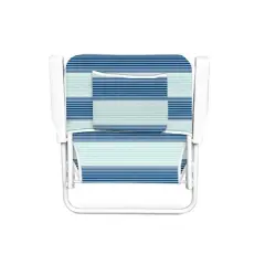 Caribbean Joe Folding Outdoor Portable Beach Chair - Horizontal Stripe